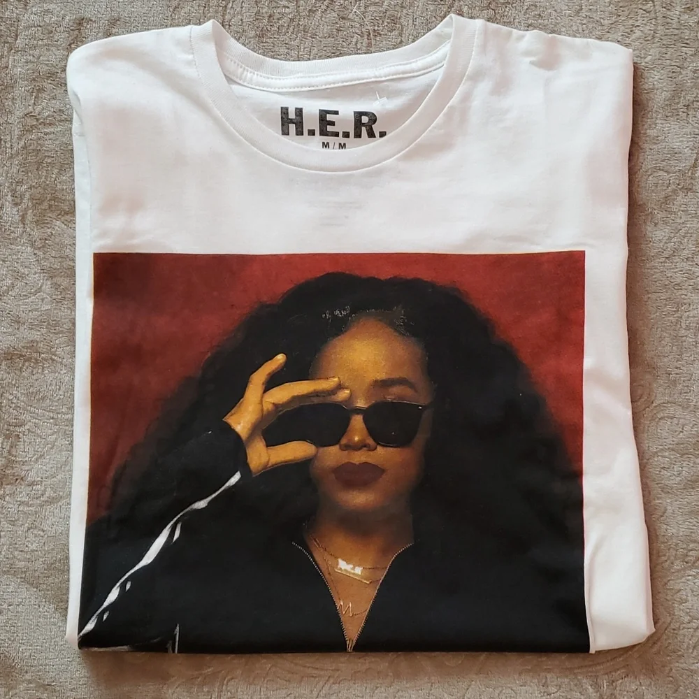 NWOT H.E.R. graphic tee - Picture 1 of 4